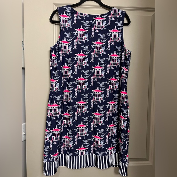 Jude Connally Carissa Shift Dress Pagoda - Large - Picture 5 of 5